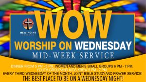 New Point Church Vandalia. Wednesday Night Church Service.